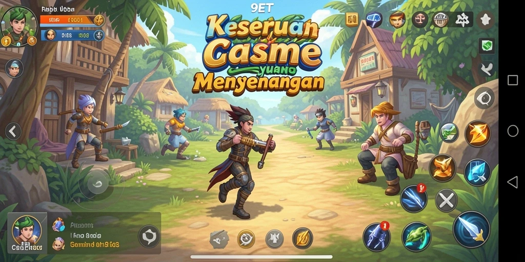 Screenshot gameplay 9ET menampilkan momen keseruan dalam permainan Casual.