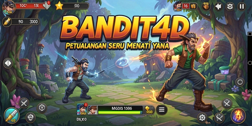 Tangkapan layar gameplay BANDIT4D yang penuh aksi dan petualangan.