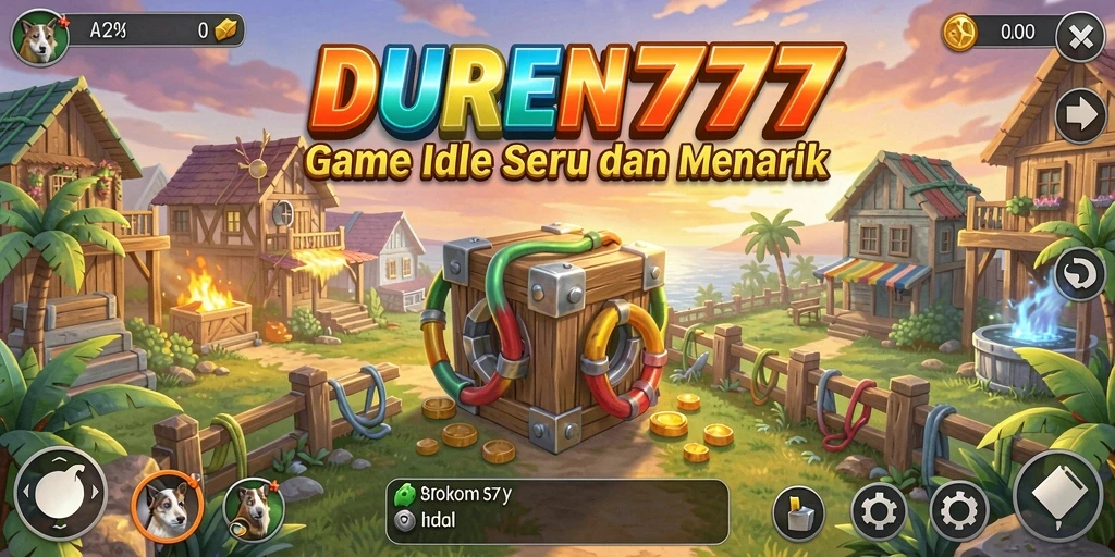 Tangkapan layar menunjukkan gameplay DUREN777 yang mengasyikkan dan penuh warna.