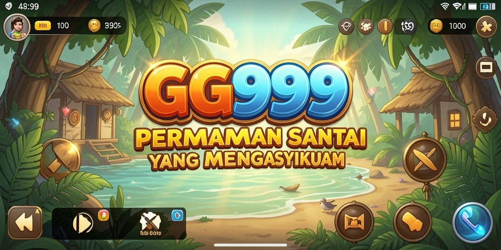 Screenshot GG999 menunjukkan gameplay yang menyenangkan dan interaktif.