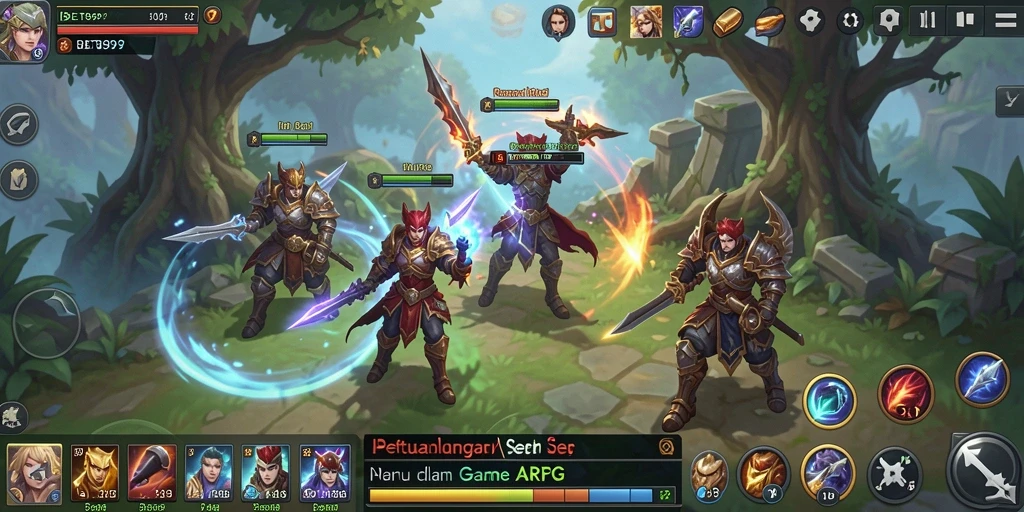 Tangkapan layar menunjukkan aksi epik dalam gameplay IBET899.