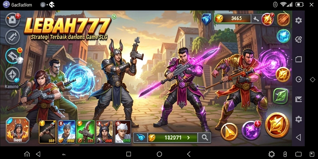 Tampilan gameplay seru dari LEBAH777 yang penuh strategi.