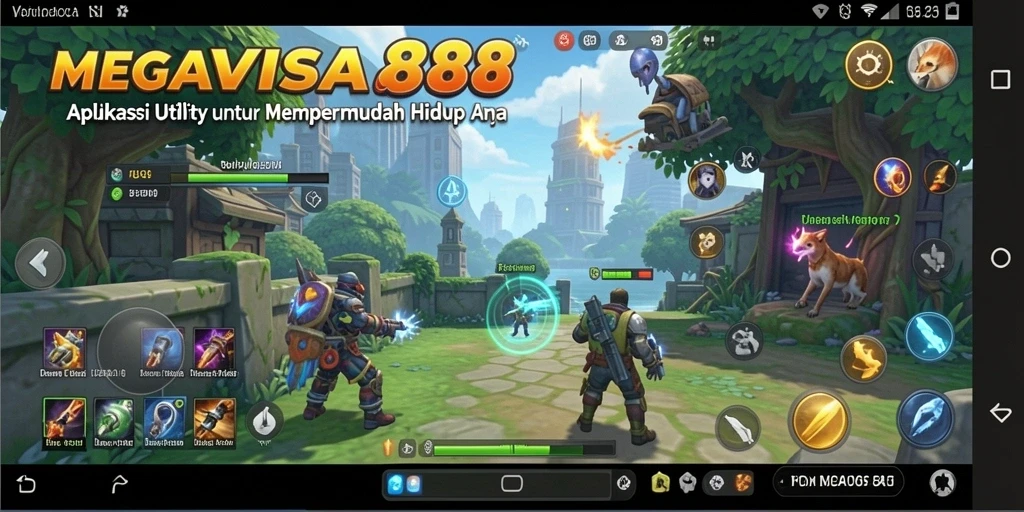 Tampilan antarmuka MEGAVISA88 yang sederhana dan efisien.
