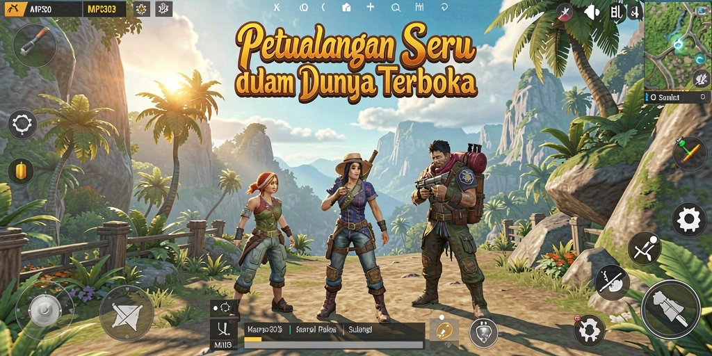 Tampilan menarik dari gameplay MPO303 di dunia terbuka.