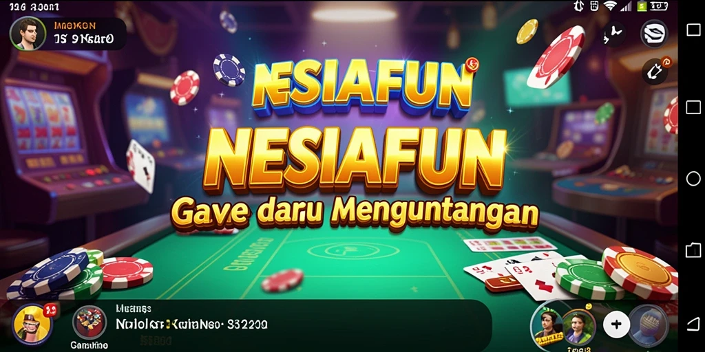 Tampilan gameplay menarik dari NESIAFUN dengan berbagai permainan kasino.