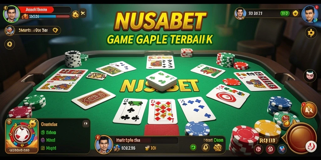 Menampilkan gameplay seru Gaple di NUSABET.