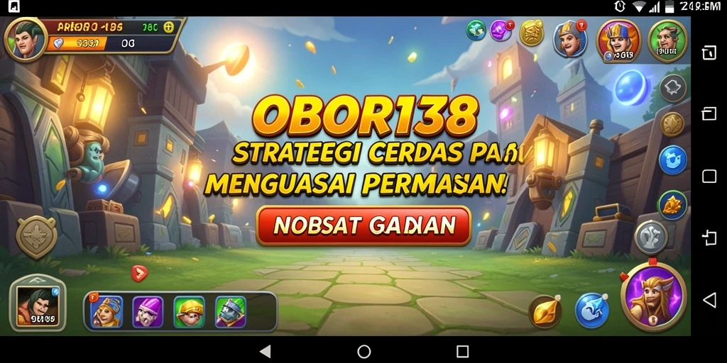 Tampilan gameplay OBOR138 yang menegangkan dan strategis.