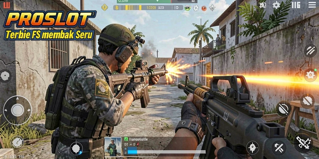 Tampilan gameplay PROSLOT yang mengesankan dan menegangkan.