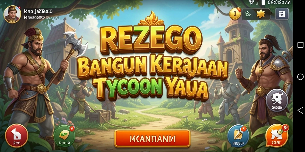 Tampilan menarik dari gameplay REZEGO yang menantang.