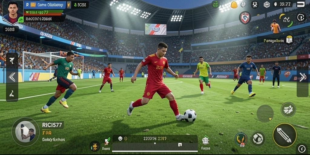 Tampilan gameplay seru di RICIS77 dengan berbagai pilihan olahraga.