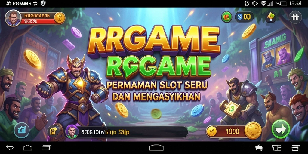 Screenshot menunjukkan gameplay Slot yang mendebarkan di RPGAME.