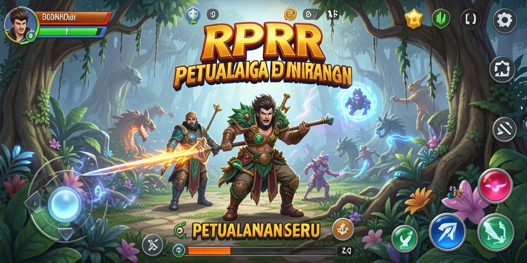 Tangkapan layar RPRR menampilkan gameplay petualangan yang mendebarkan.