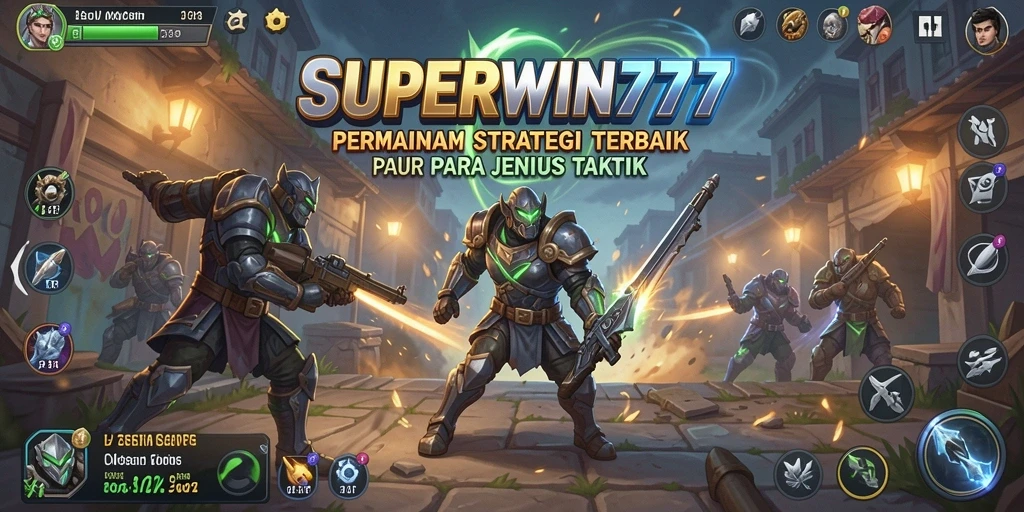 Tampilan gameplay <strong>SUPERWIN777</strong> yang menampilkan strategi dan aksi intens.