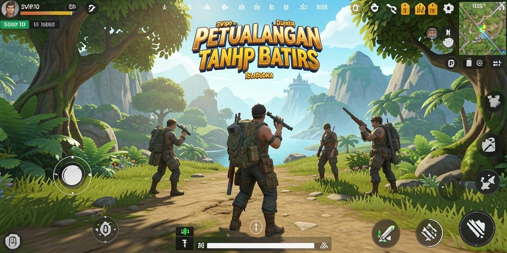 Tampilan gameplay SVIP10 yang menggembirakan dalam dunia terbuka.