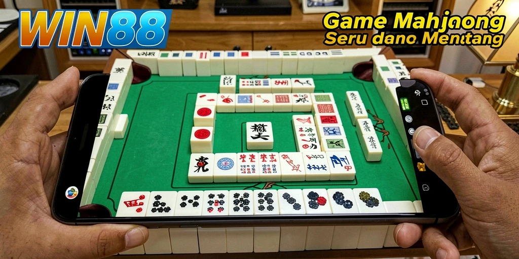 Screenshot gameplay WIN88 menampilkan keseruan permainan Mahjong.